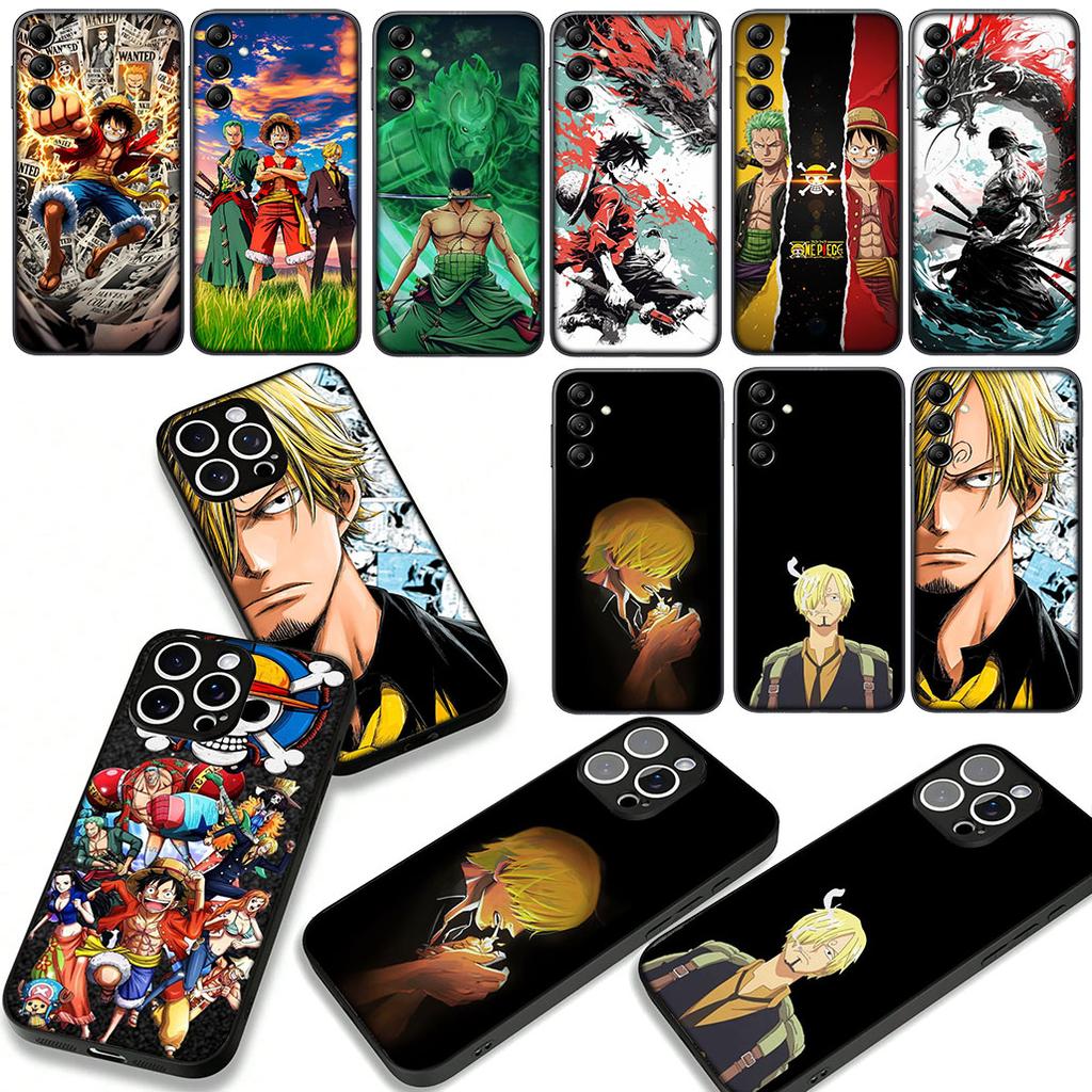 One Pieces Luffy Roronoa Zoro Sanji Phone Cover Case for Apple iPhone 17 16 15 11 Pro XS Max XR 6 7 8 Plus + SE 2020 5 16E