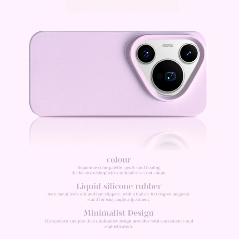 For Huawei Pura 90 Pro Max Case New Liquid Silicone Anti Fingerprint Protect Case For Huawei Pura 90 Pro Shell Shockproof Bumper
