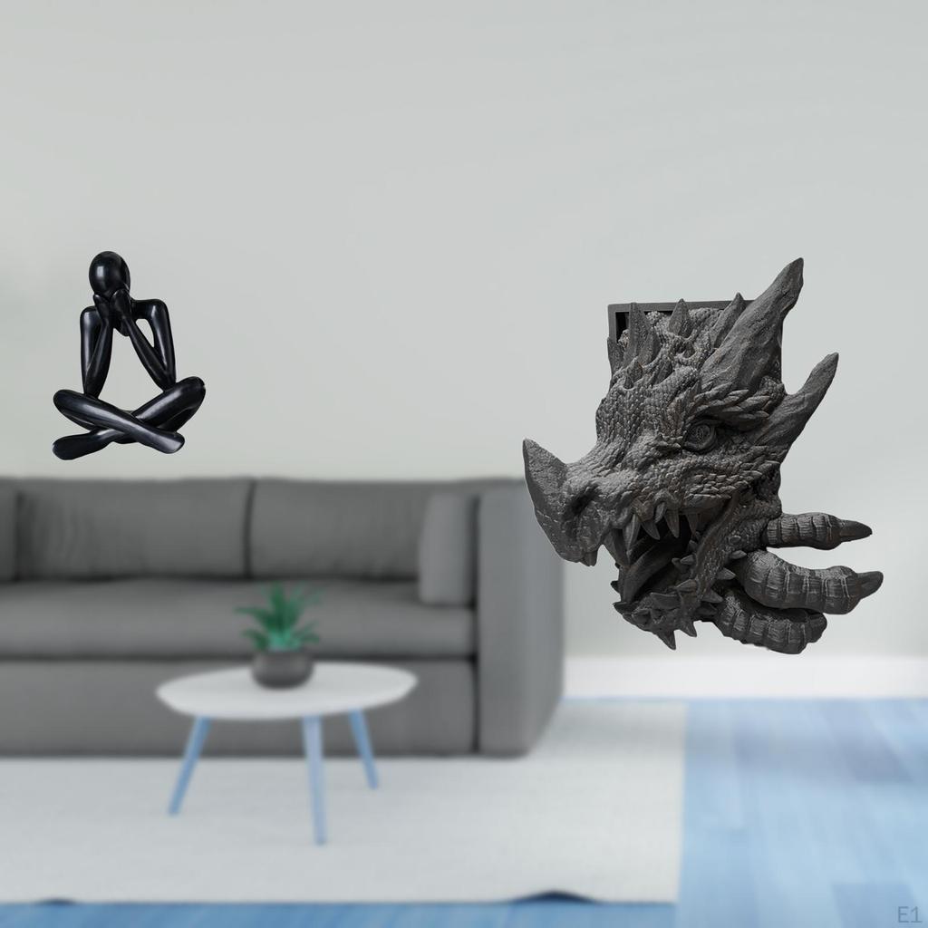 Abstract Figure Sculpture Decorative Bookend Collectible Desktop Ornament Modern Statue for Living