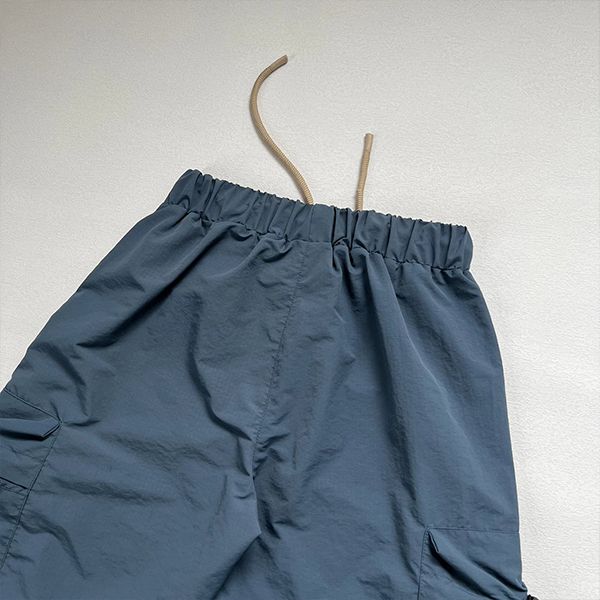 Outdoor Performance Cargo Pants Waterproof Breathable Casual Trousers Drawstring Pleated Paratrooper Pants