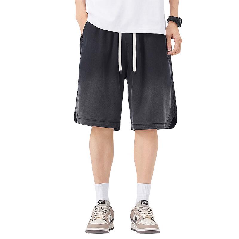 Izzue It Men's Lyocell Tencel Gradient Casual Shorts