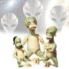 Creative Alien Plush Pillow Funny Doll Prank Toy Soft Crystal Plush Birthday Gift