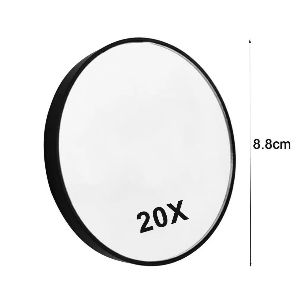 Round Enlarging Cosmetic Mirror High-definition Bathroom Makeup Mirror  Eyebrow