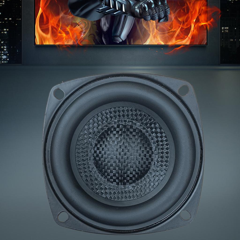 Caissons de basses Subwoofer Enceintes Hifi 3 pouces, 4 Ohms, 25 W, Fibre de Verre Étanche pour Graves Supérieurs