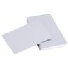 50Pcs Impressive Blanks Laser Mark Engraved Metal Business Visiting Name Cards (Sliver)