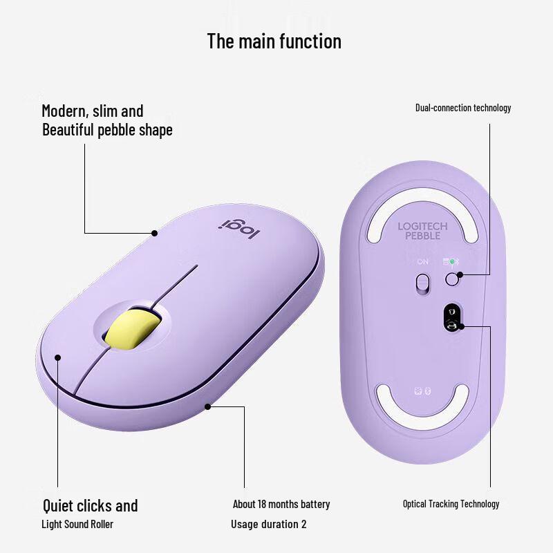 Logitech Pebble Wireless Bluetooth Mouse