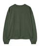STENDS Waffle Henley Neck Sweatshirt_Green
