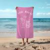 The Bach Club Microfiber Beach Towel Bachelorette Party Bath Towel Quick Dry Sand Free Swimming Blanket for Bridal Shower