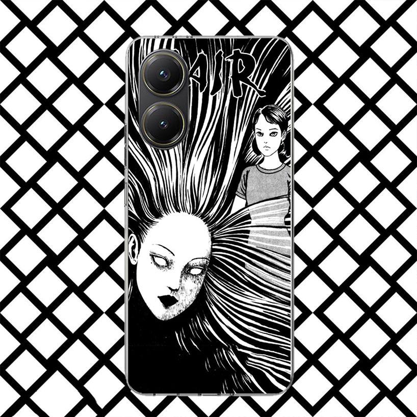 Japanese Horror Comic Anime Phone Case for Xiaomi Poco F7 Ultra X7 X6 X5 Pro X4 Gt M8 M7 Redmi 15 15C 13 13C 12 12C Soft Cover F