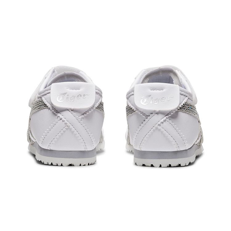 ONITSUKA TIGER Candy Glitter Mexico 66 Comfortable Low-Top Kids Running Shoes Kids Sneaker White Silver 1184A172-100