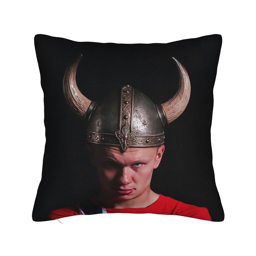 Footall The Haaland Pillow Case Comfy Pillow Cover Funny Pillowcases For Chair Sofa Home Decor