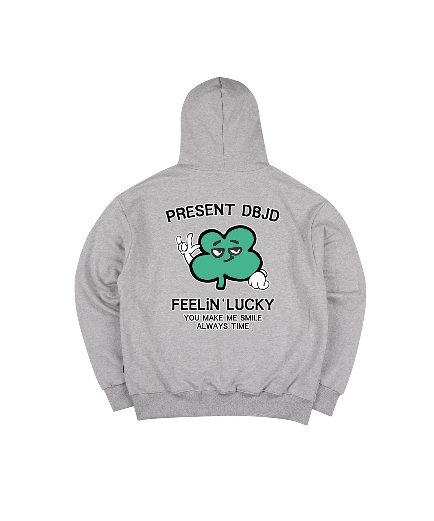Double Jd Four-Leaf Clover Hoodie (Gray) M