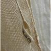 Used 100% Linen Grid Mesh Stole Beige Linen Scarf Natural