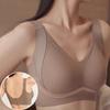 Dame BH Plus Size Anti-sagging Sømløs Komfortabel Dame BH Full Cup Undertøy BH for Store Bryster L-2XL