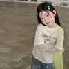 Girls Sweet Korean Style Fake Two Piece Lace Patchwork Short Sleeve T Shirt