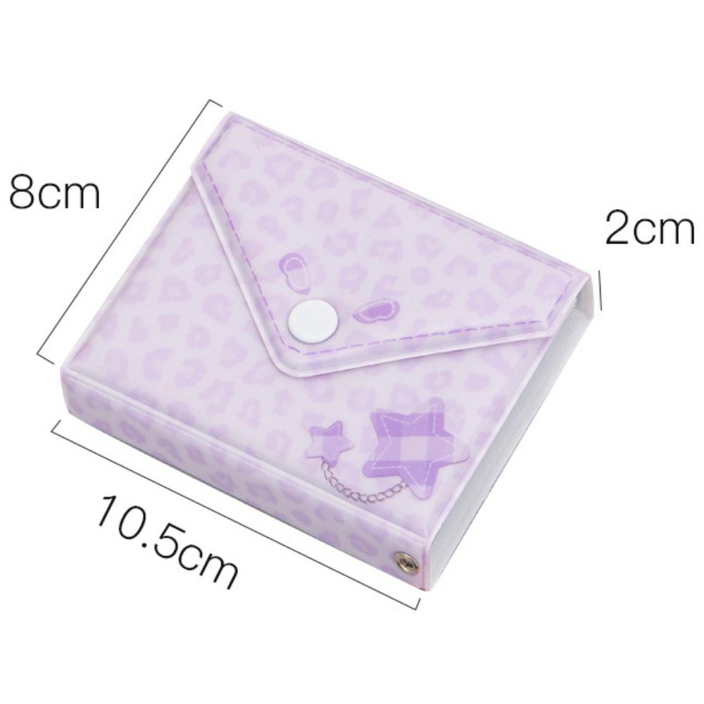 

Фотоальбом в виде сумки-конверта, трехдюймовая одинарная сетка, мини-книжка для хранения карт Polaroid, в комплект входят аксессуары в виде цепочки из жемчуга 14 sheets/28 cards