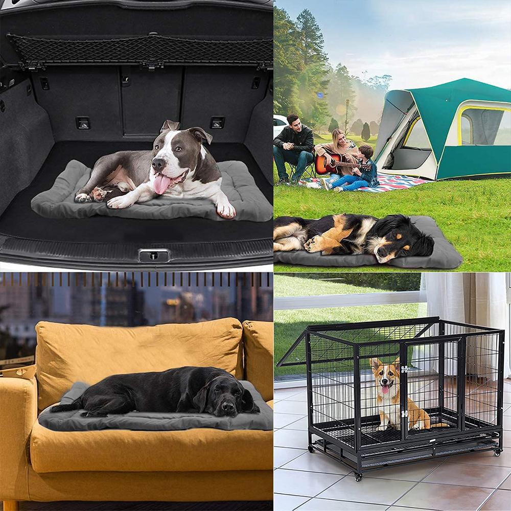 Portable Dog Mat Bed Foldable Puppy Kennel Sofa Bench Cushion Waterproof Outdoor Travel Camping Pet Rest Mat Pet Couch Mat Beds