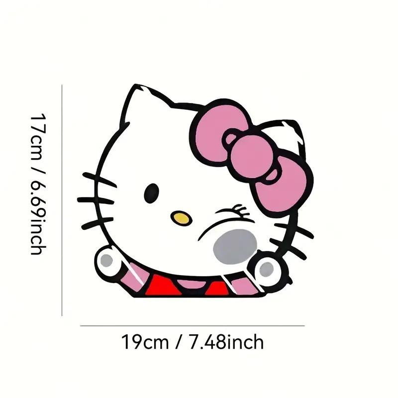 Hello Kitty Stickers: Cute Decals for Car Windows & Computers