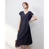 Demana Summer V-Neck Sleeveless A-Line Dress