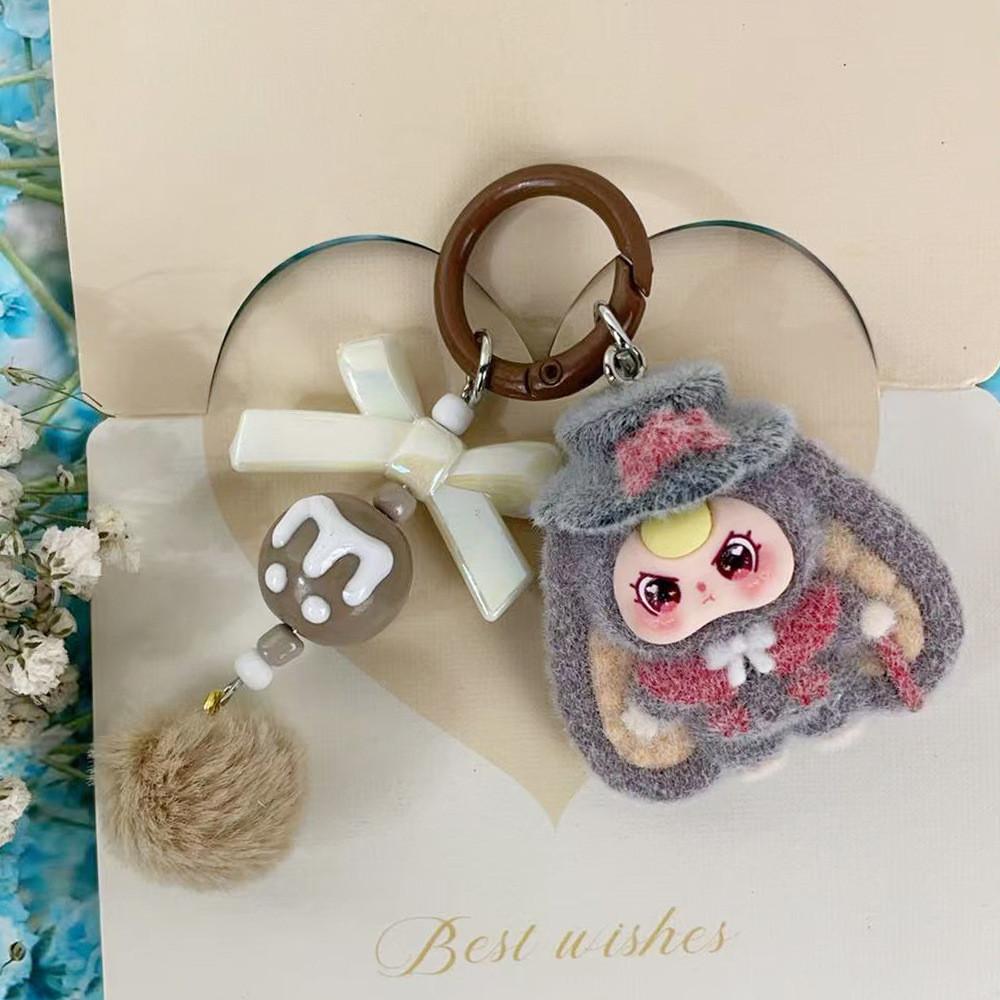 Gentlemen Doll 3d Plastic Keychain With Cartoon Charm For Gift Giving