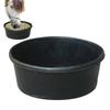 Feeding Pans 4L  Plastic Horse Feeder Dog Bowl Pig Feeder Goat Chicken Manure Bath Container Large Utility Feed Bucket Feed Pan