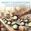1/5/10/30Pcs Graduation Celebration Candy Holders With Plastic Dome And Yellow Tassels For Classroom Activities