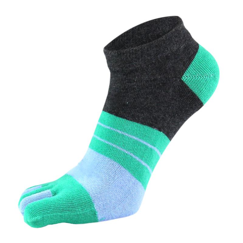 Men's Cotton Five-Toe Ankle Socks - Summer Thin Style
