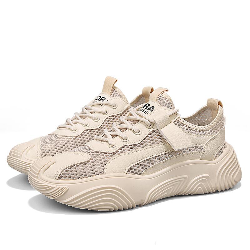 YRZL Mens Shoes Casual Outdoor Sports Sneakers Non Slip Comfortable Walking Shoes Breathable Mesh Sports Shoes