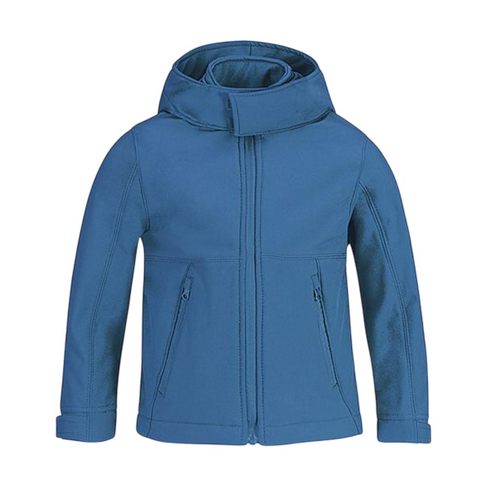 B&C Childrens/Kids Hooded Soft Shell Jacket