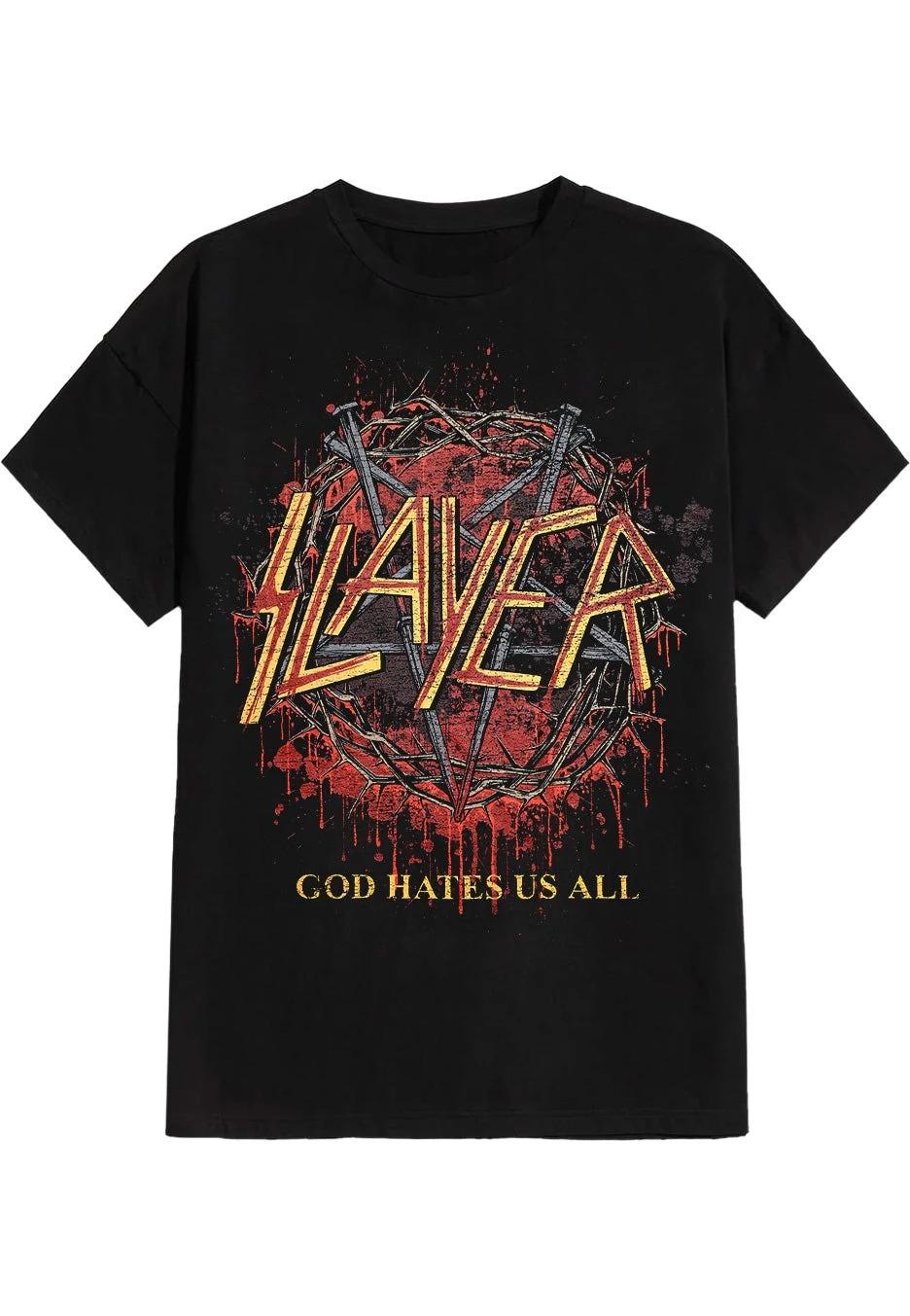 

2025 new model Hates Us All Peripheral Pattern Printing SummerCotton Mens and Womens TShirts Short Sves 4XL