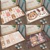 Cute Bear & Bunny Pattern Living Room Decoration Home Sofa Non-Slip Carpet Study Bedroom Tatami Children'S Soft Floor Mat