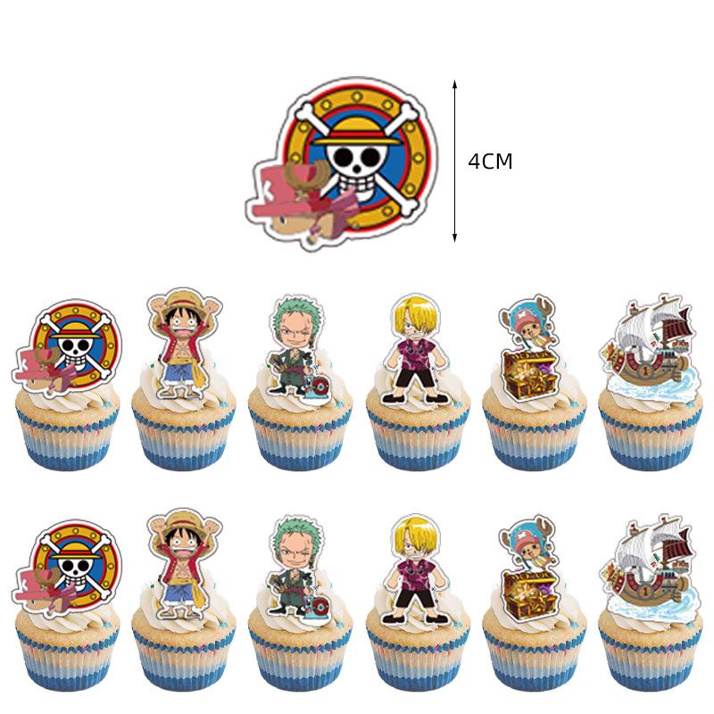 One Piece Birthday Party Supplies: Disposable Tableware Set & Decorations