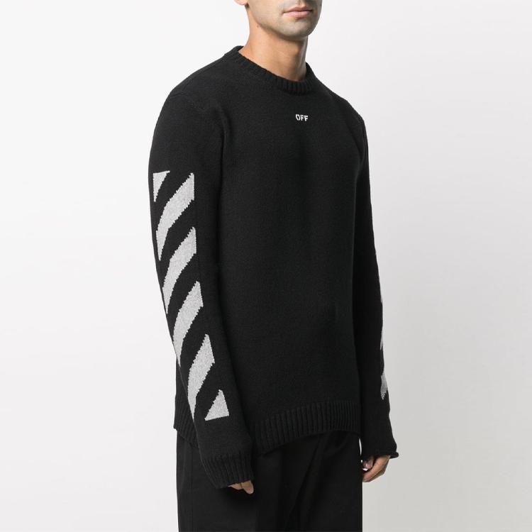 OFF WHITE Pil Rundhalsad Tröja OMHE023R21KNI0011041