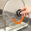 Rustproof Cookware Storage Rack Space Saving Pot Lid Rack Chopping Board Organizer  Restaurant