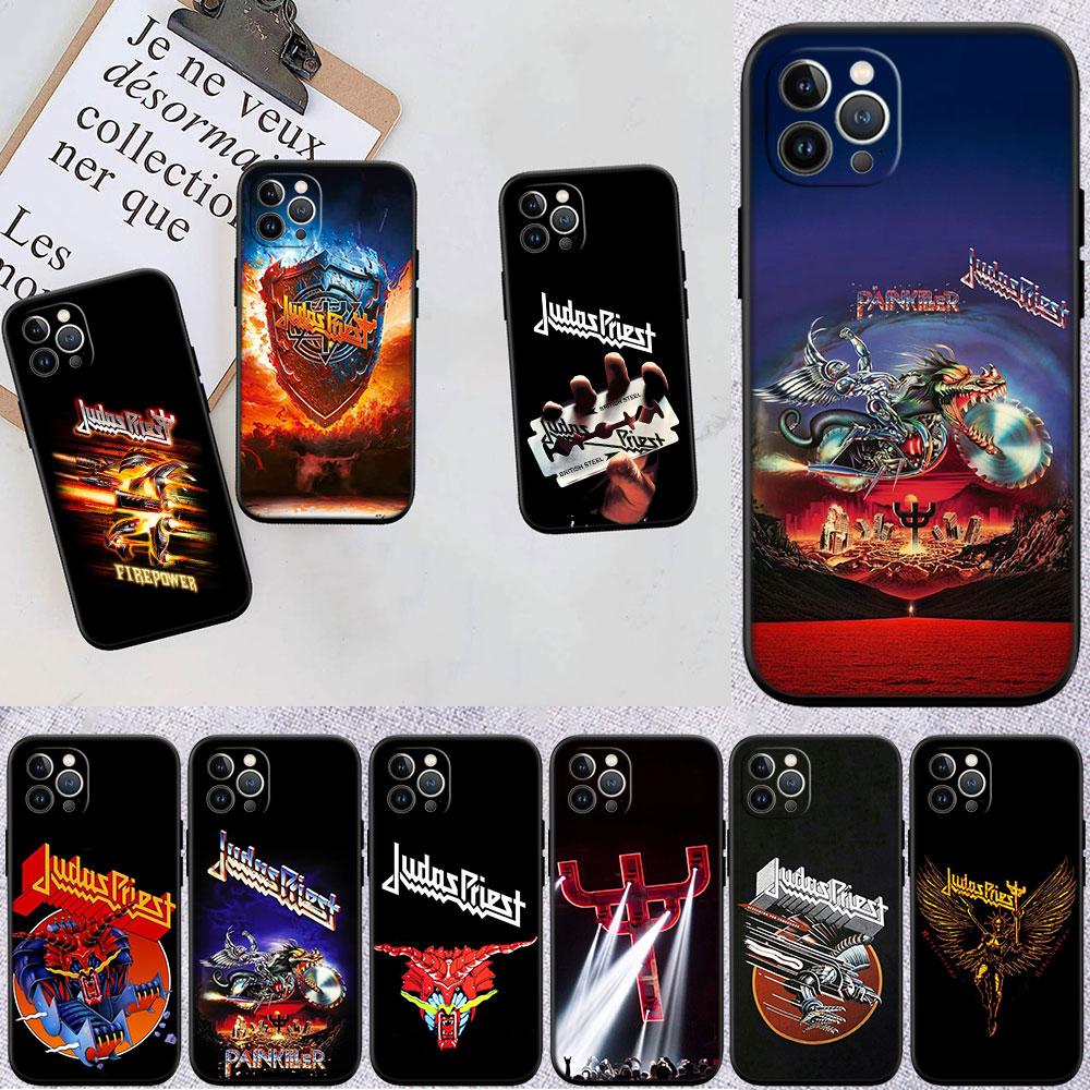 CJ69 J-Judas P-Priest Soft Shell Phone Case for Redmi Note 10 11 12 Pro Max 10S 10C 10T 11A 11S 12S 12C