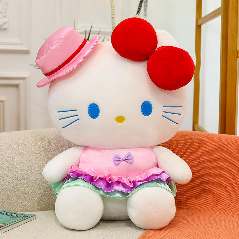 Межграничная Плюшевая Игрушка Хелло Китти в Цилиндре для Детского Дня Рождения 40cm (0.41kg)