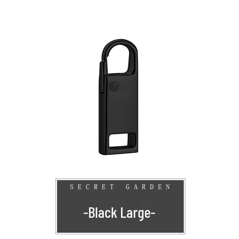 Alloy Replacement Zipper Pull Tab for Backpack and Jacket
