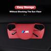 Car Interior Glasses Case Sun Visor Sunglasses Box Holder For BMW 1 2 3 4 5 6 7 X Series Z4 G11 G30 X1 F48 X2 F39 X3 G01 X4 G02 mkdf86