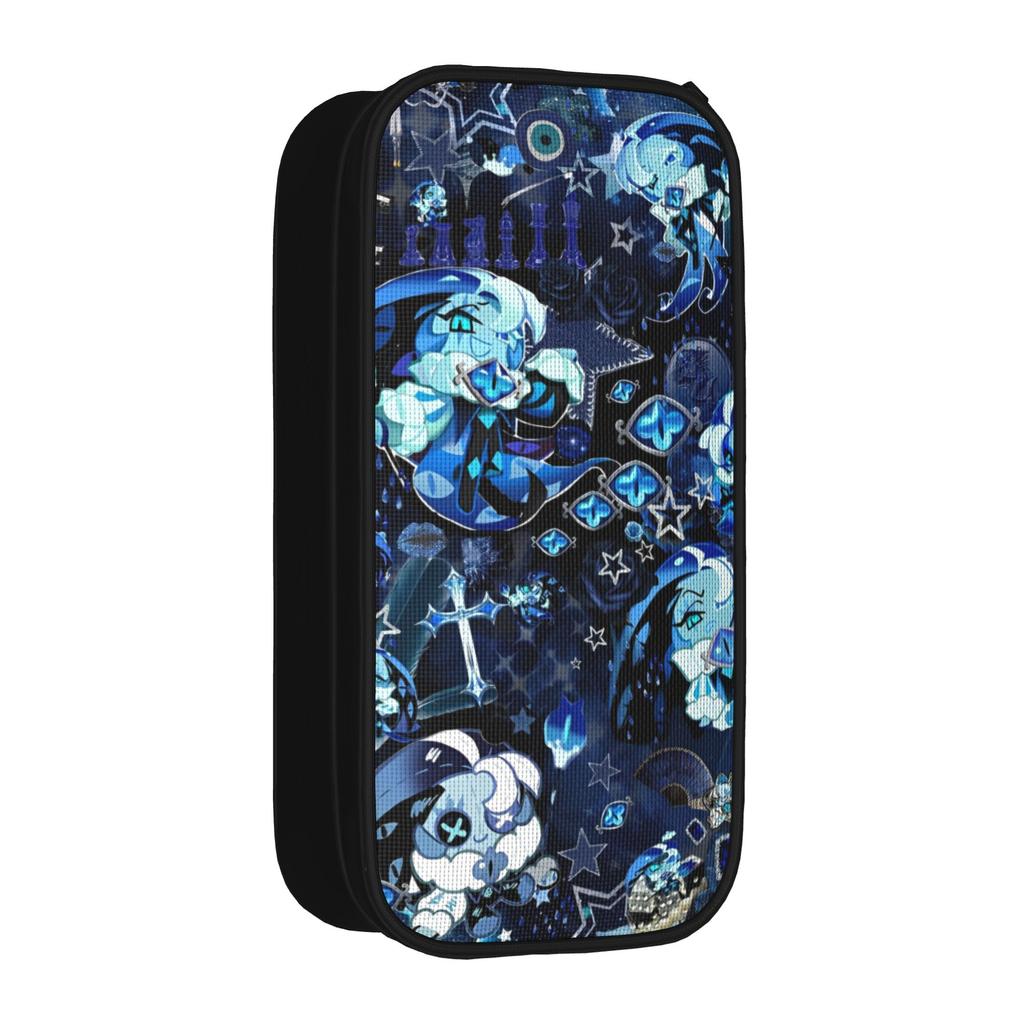 Cookie Run Kingdom Shadow Milk Cookie Pencil Case Fashion Pen Holder Bag Girls Boys Large Storage School Pencil Pouch Stationery