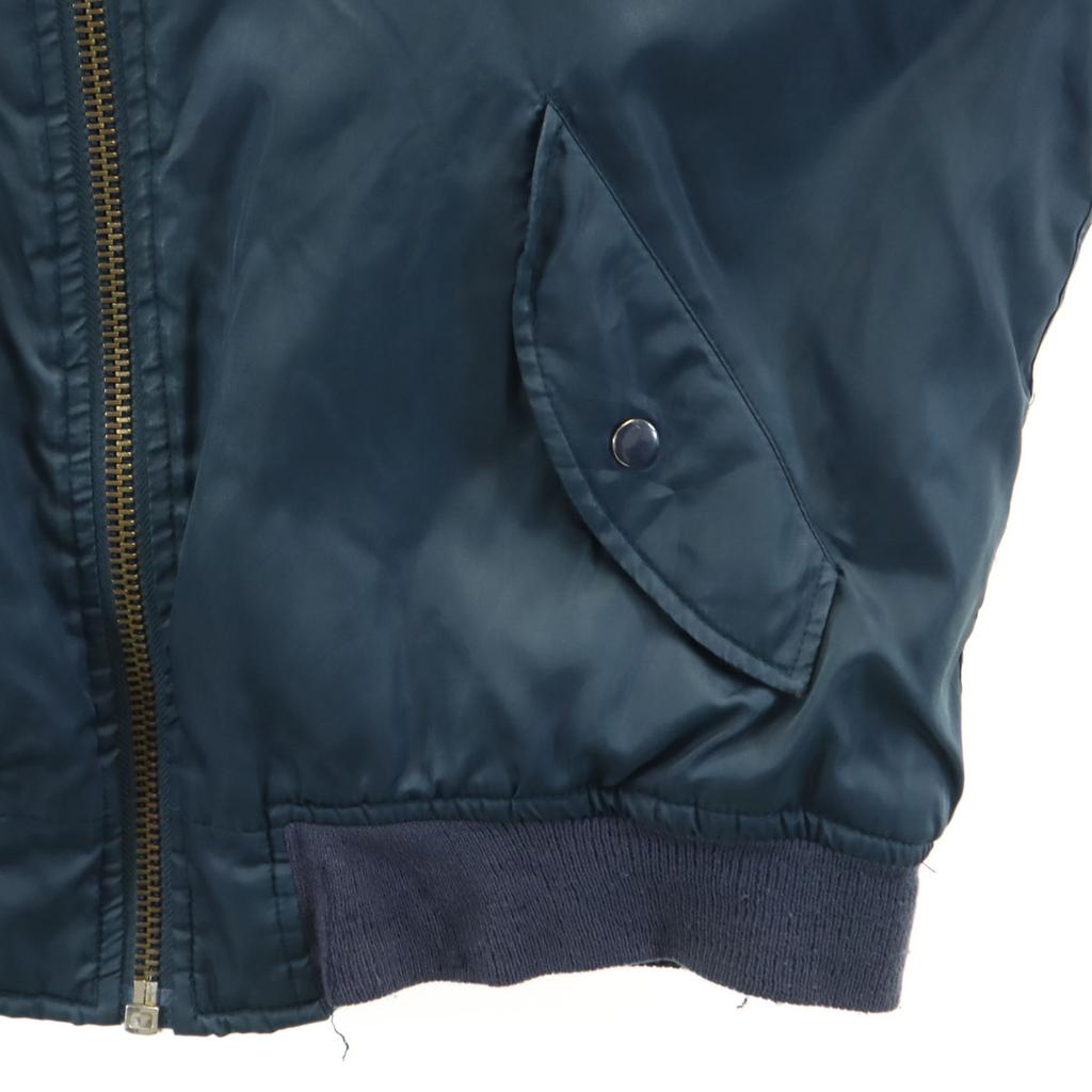 US AIR FORCE Alte Konsumgüter MA-1 Fliegerjacke M Marineblau Herren Gebraucht