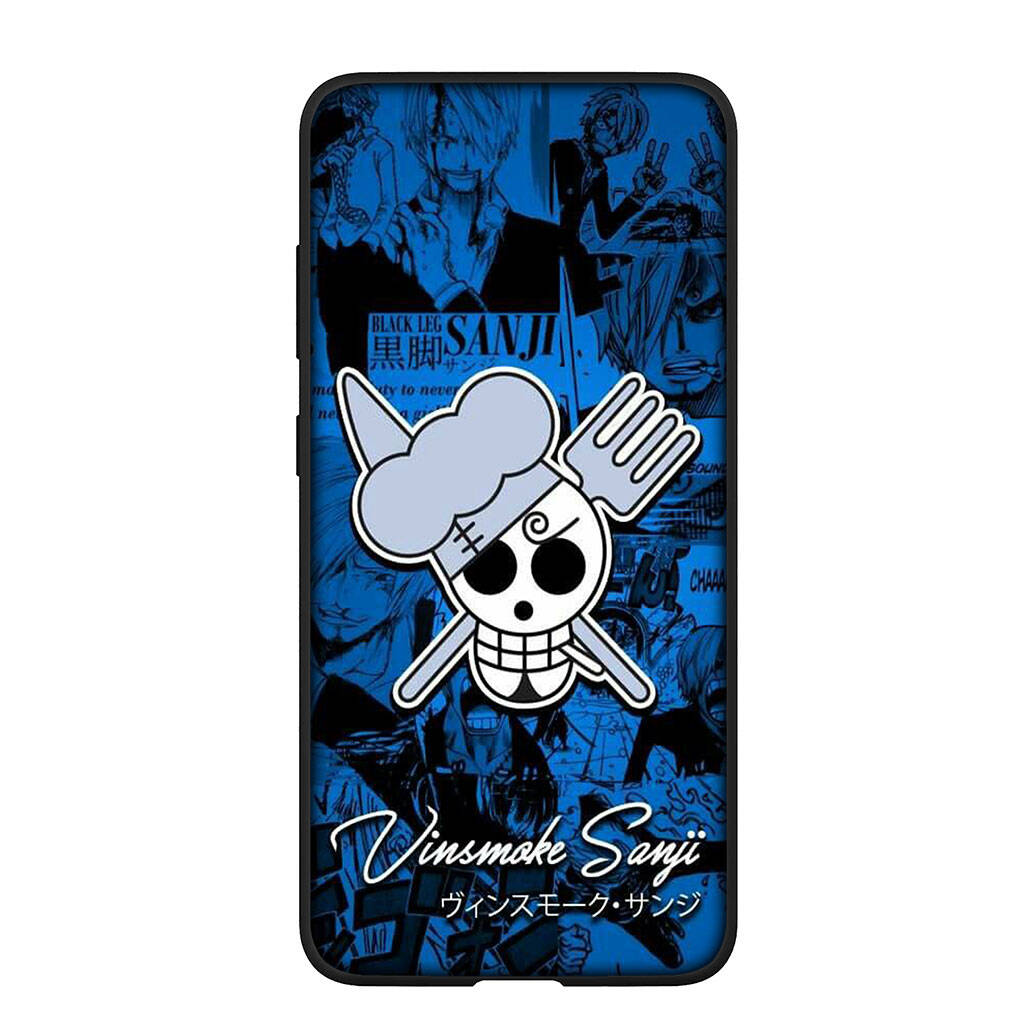 Phone Case for iPhone 17 15 16 Plus X Redmi Note 14 12 11 13 Pro Max Huawei P30 P20 Lite Y9 OPPO A60 A40 A80 A18 A16 A54 Sanji Luffy One Piece Cover