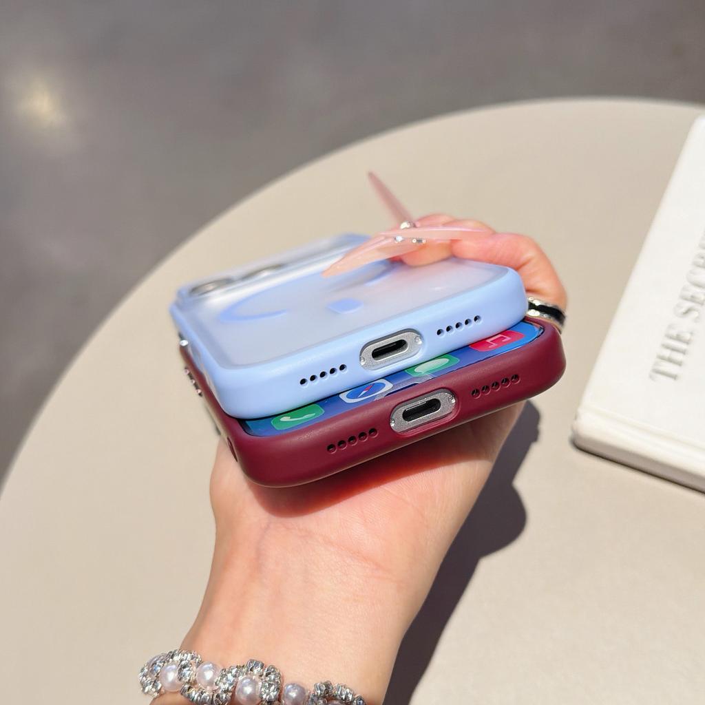 Case For iPhone 18 Pro Max Case Fashion Matte Transparent Skin-friendly Shockproof Magnetic Protective Back Cover Shell Funda