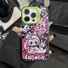 Panda Labu Is Suitable for Apple 16Pro Mobile Phone Case iPhone15 Color Silver 1413 Creative 12promax11x.