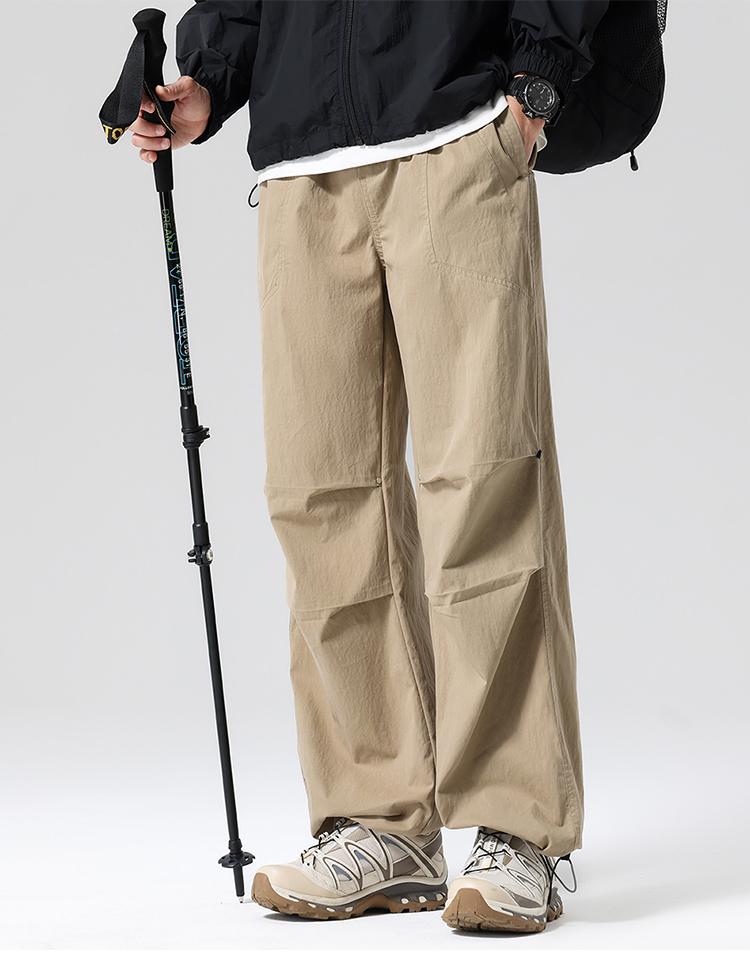 Outdoor Sports Workwear, Paratrooper Pants, Straight Leg Pants, Men's Casual Pants
