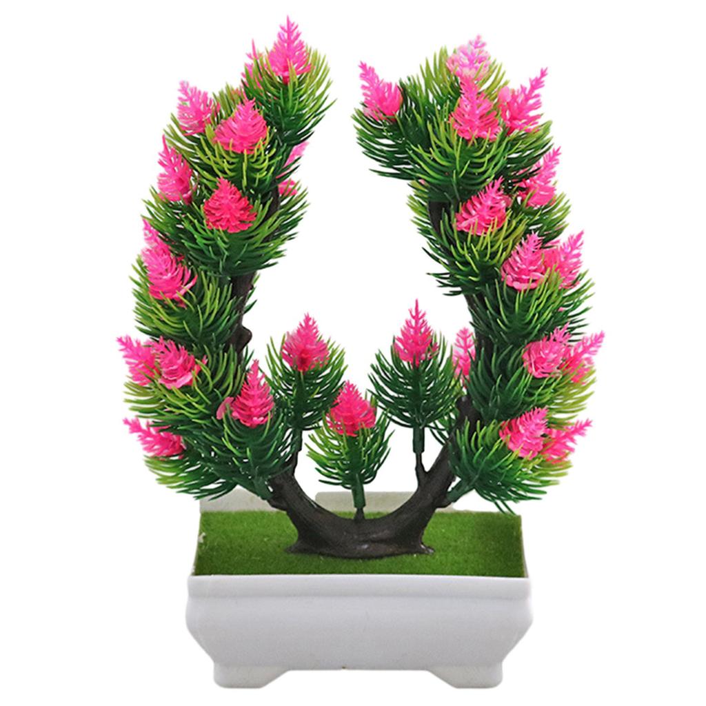 Plastic Artificial Bonsai Restaurants Weddings 22*12cm