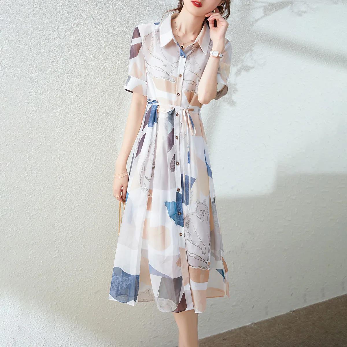 Летняя женская легкая и удобная универсальная юбка — фото 6