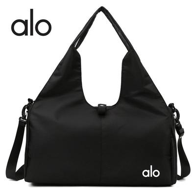 Borsa a Spalla Tote Alo da Donna di Grande Capacità con Separazione Umido/Secco e Resistente all'Usura, Logo Personalizzabile per Yoga.
