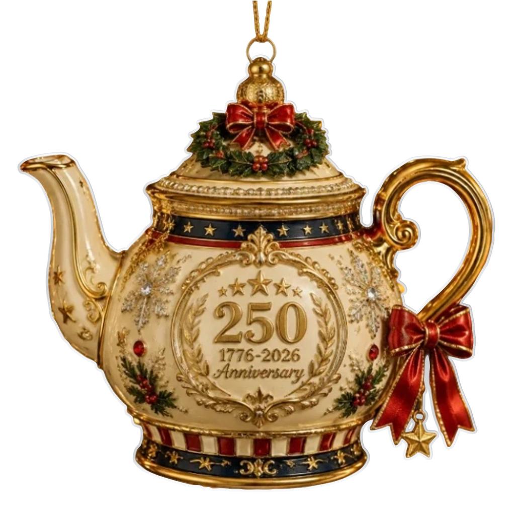 0th Anniversary Christmas Ornament Commemorative Holiday Tree Hanging Decoration