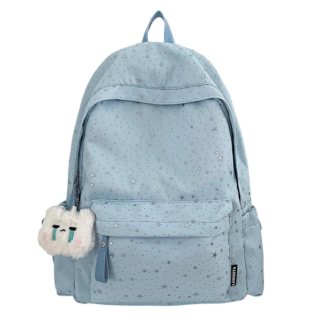 Schoolbag High Value Japanese Star Backpack Women's Leisure Travel Backpack Ins Wind Junior High School Student High School Student Schoolbag