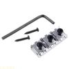 A1A2 Metal Guitar String Locking Nut with Screws&Wrench 42mm Guitar Tremolo Bridge Lock for Electric Guitar Replacement Parts